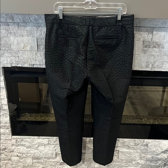 Banana Republic Black Patterned Pants size 10 - Picture 6 of 15